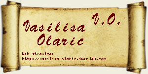 Vasilisa Olarić vizit kartica